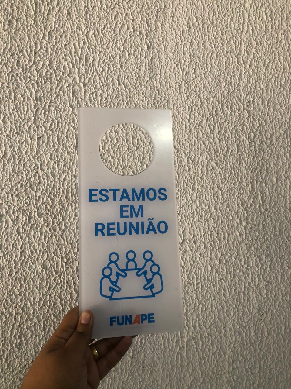 Placa de Sinalização para Porta em Acrílico com Impressão Digital - Placas de Porta - Imagem 4